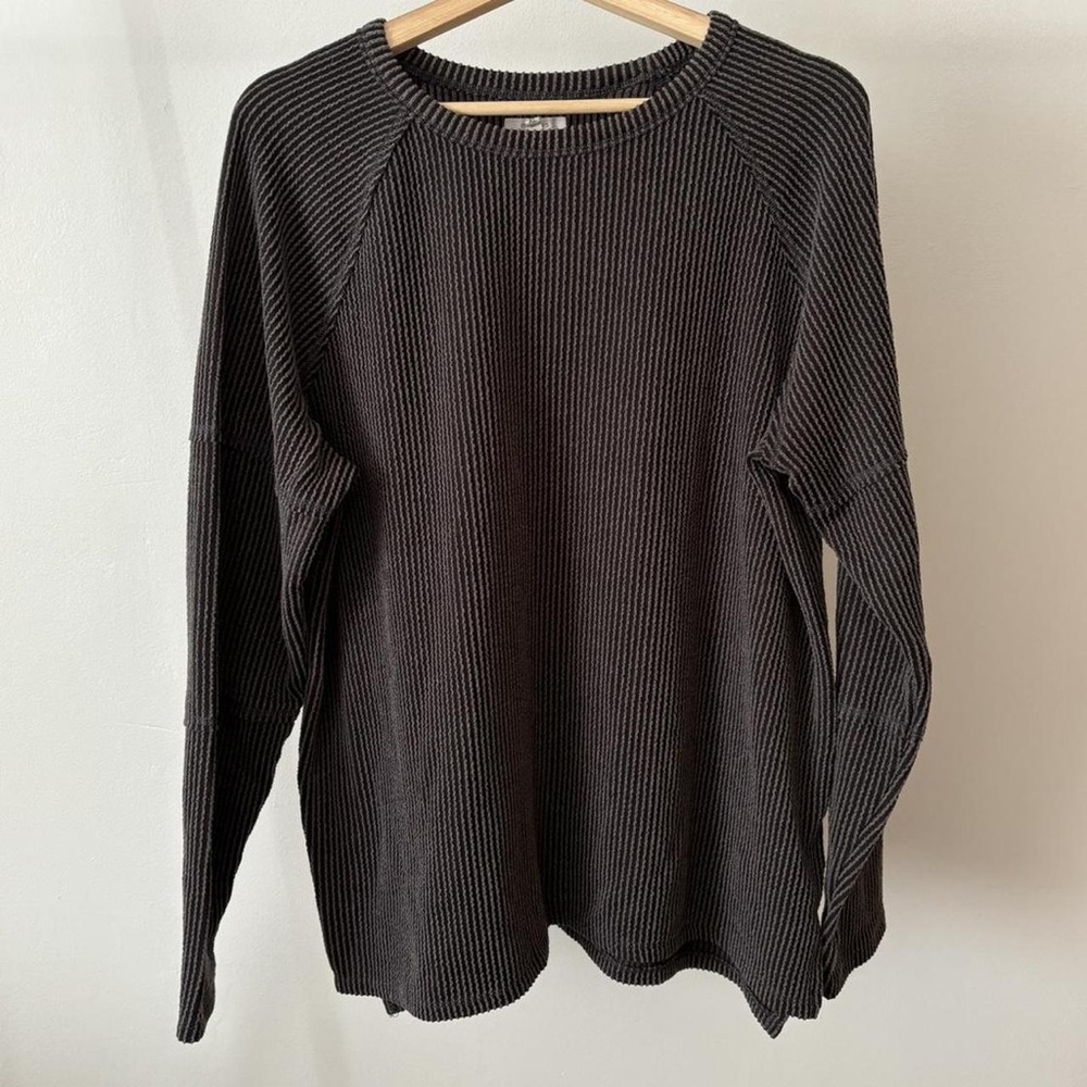Maurices Black Ribbed Sweater